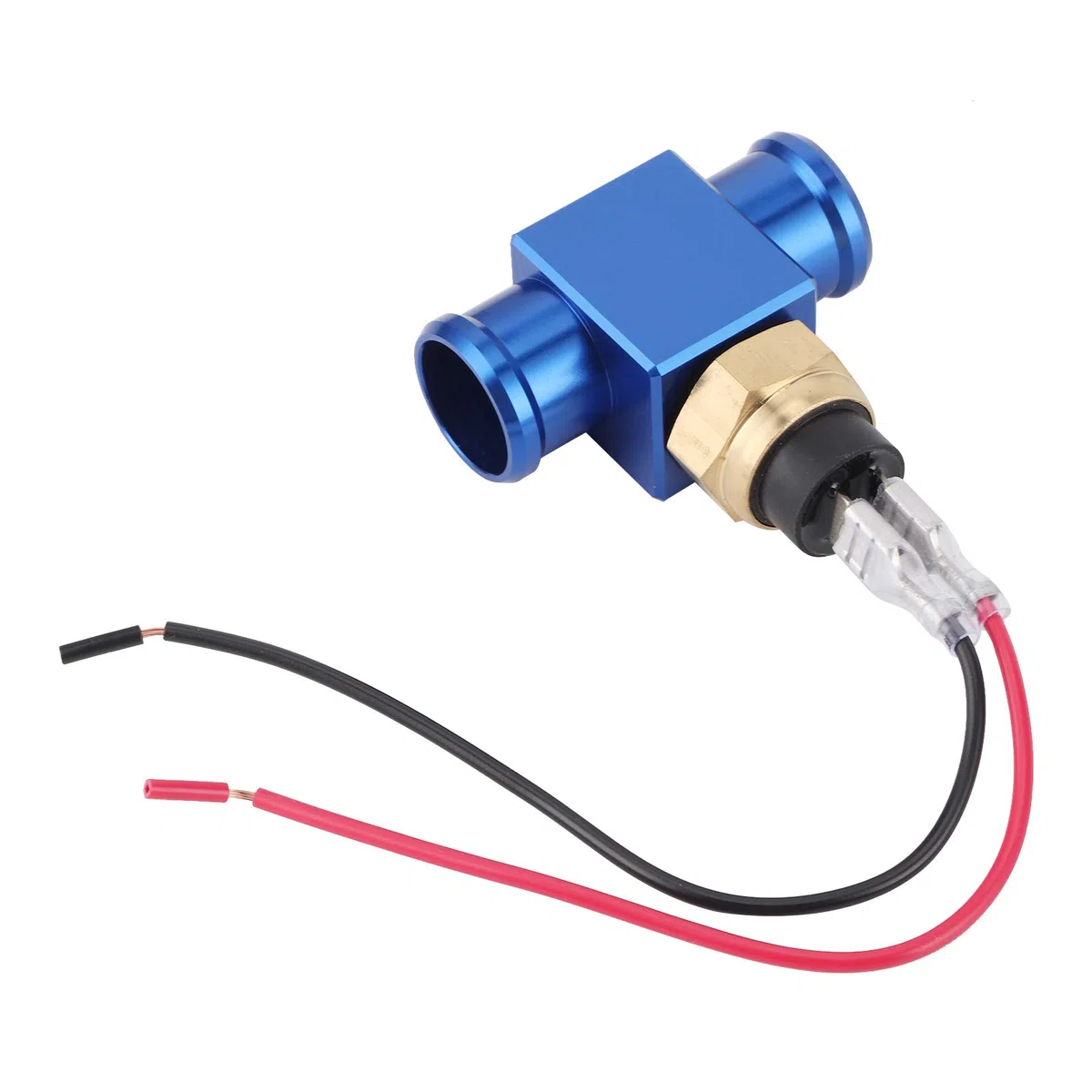 Termostato Interruptor de Temperatura del Agua Sensor de Temperatura del Ventilador del Refrigerante del Radiador para Motocicleta ATV Vehículo Todoterreno Panel de Instrumentos (Azul)