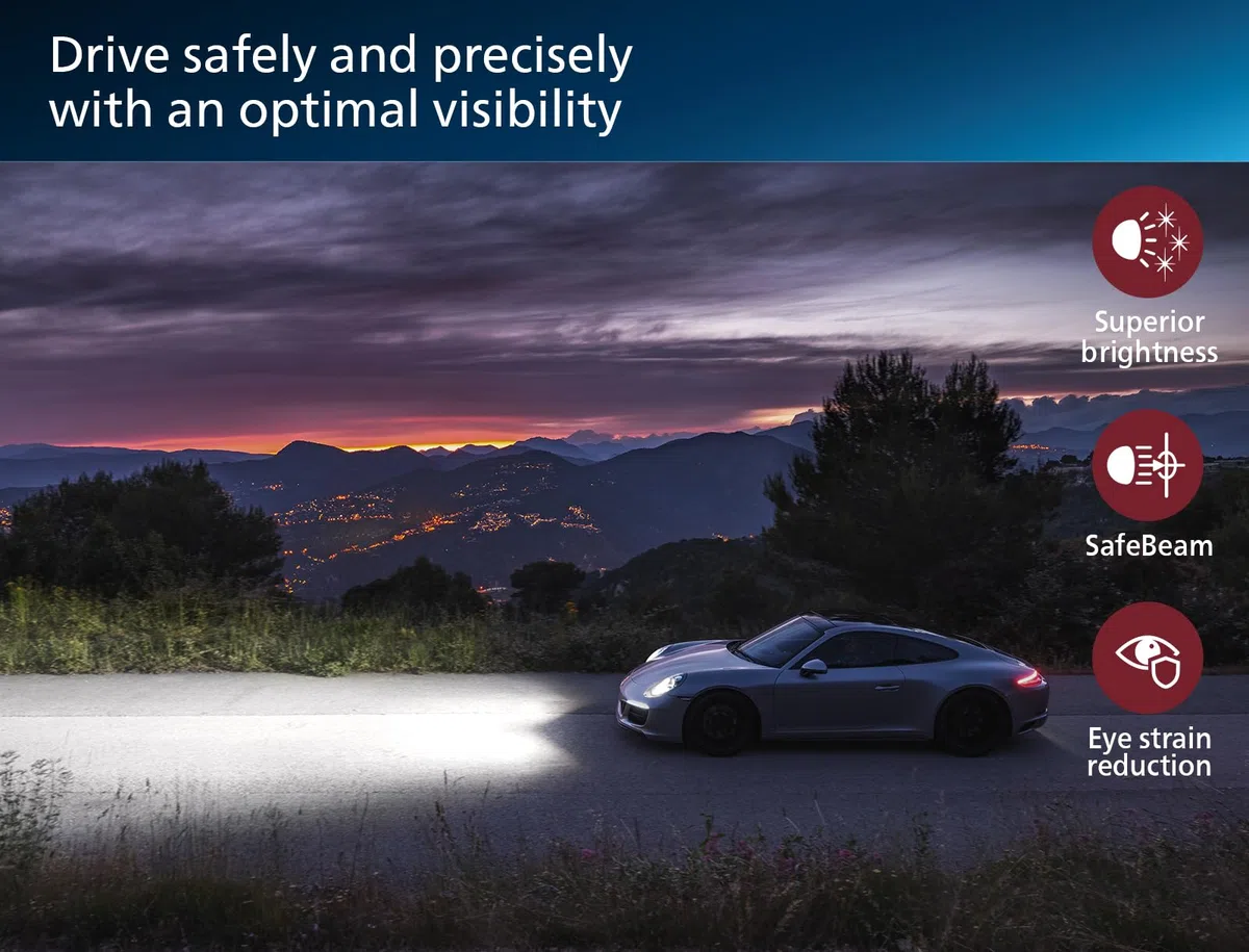 Philips Ultinon Pro9200 LED lámpara para faros de coche (H4), +400%, 5.800K, set de 2