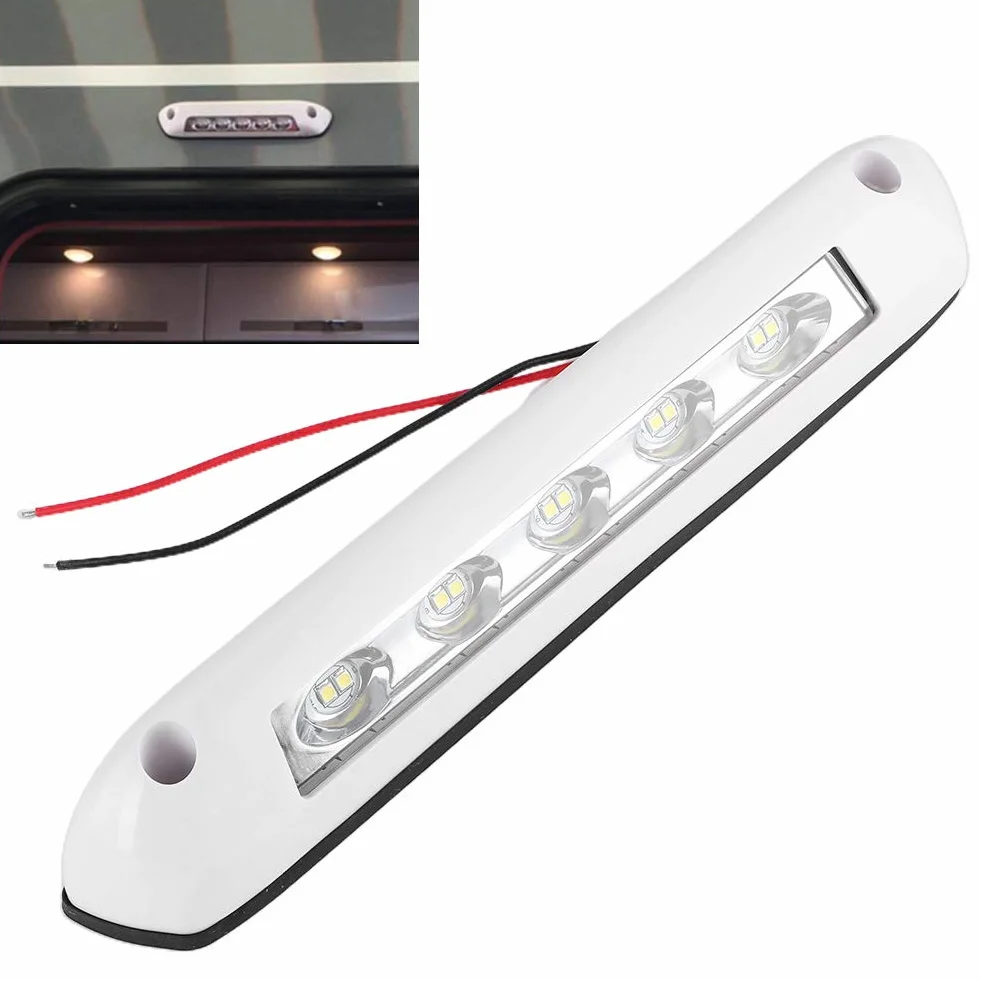 KIMISS Luz LED para RV 12V/24V, iluminación exterior impermeable, barra de luz para toldo y porche, 8W, ideal para autocaravanas y caravanas