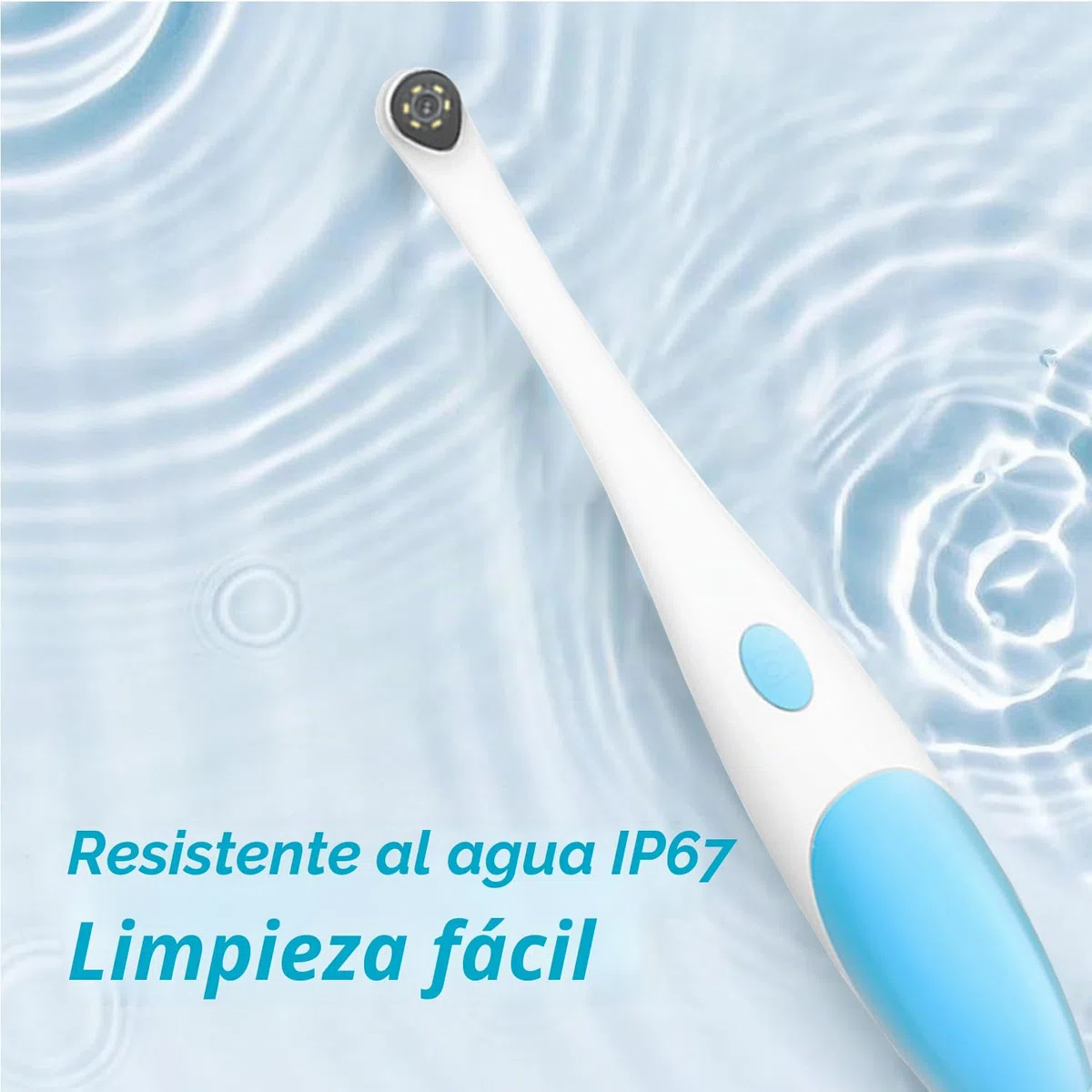 Endoscopio, cámara Oral HD 1920P, vídeo de inspección de Dientes de Animales, cámara intraoral con 8 Luces LED Ajustables, Compatible con Android e iOS, iPhone, (For USB-C and Lightning)