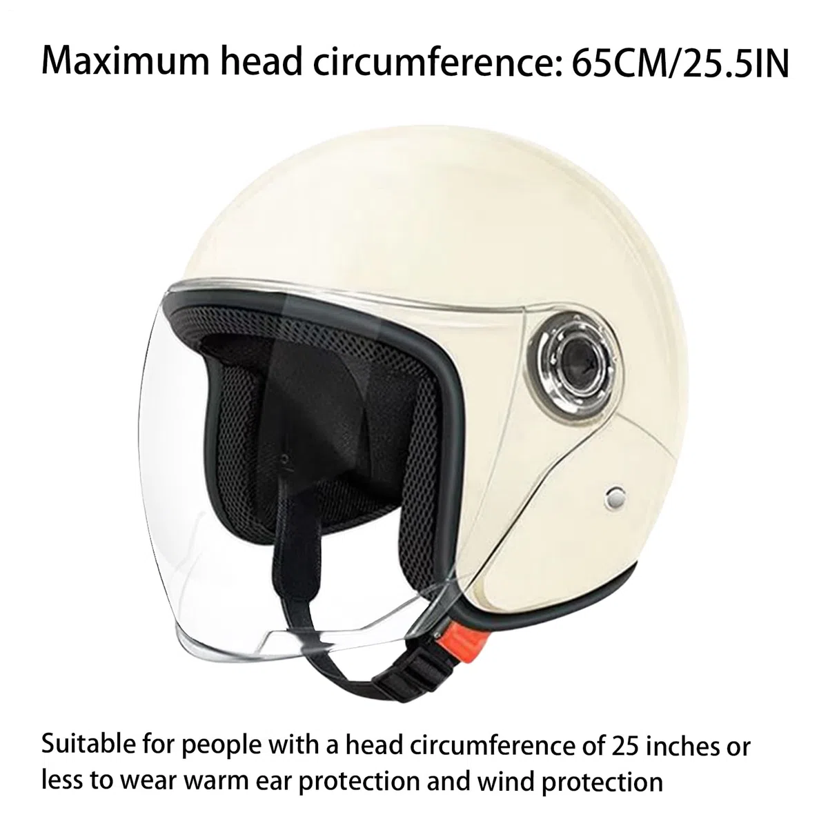 Casco de moto | Casco de media carcasa | Casco de protección transpirable con visera | Para Scooter Sportbike desplazamientos al aire libre aventura