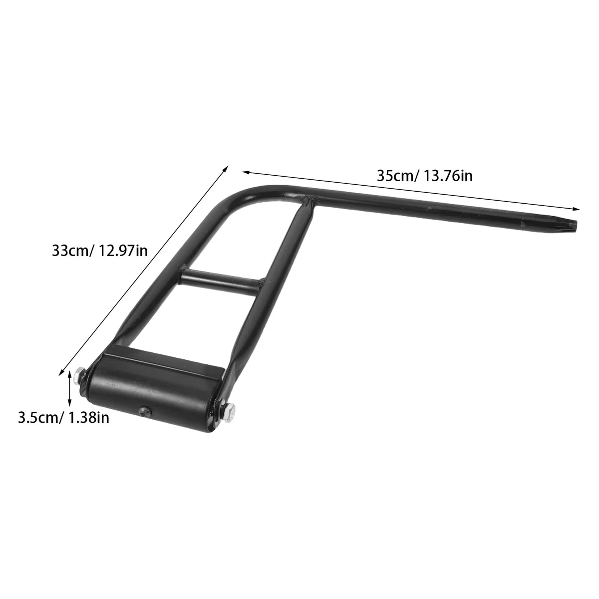 PLAFOPE Soporte Hierro Espejo Tractor y Retrovisor Lateral de para Negro Resistente en Sujeción Firme , Adecuado Camión para Uso Granjas y Carreteras