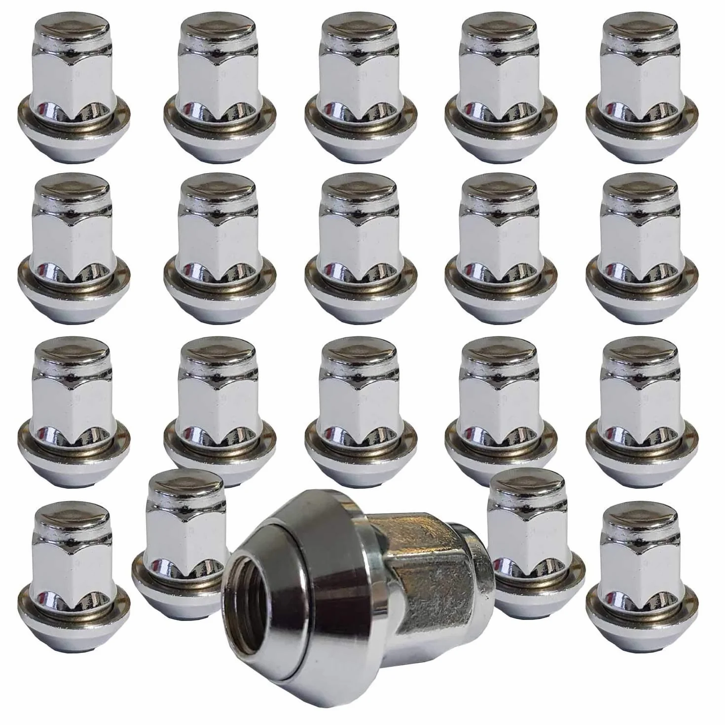 TRACER - 20 tuercas de rueda para llantas FO de aluminio originales con unión cónica M12 x 1,5