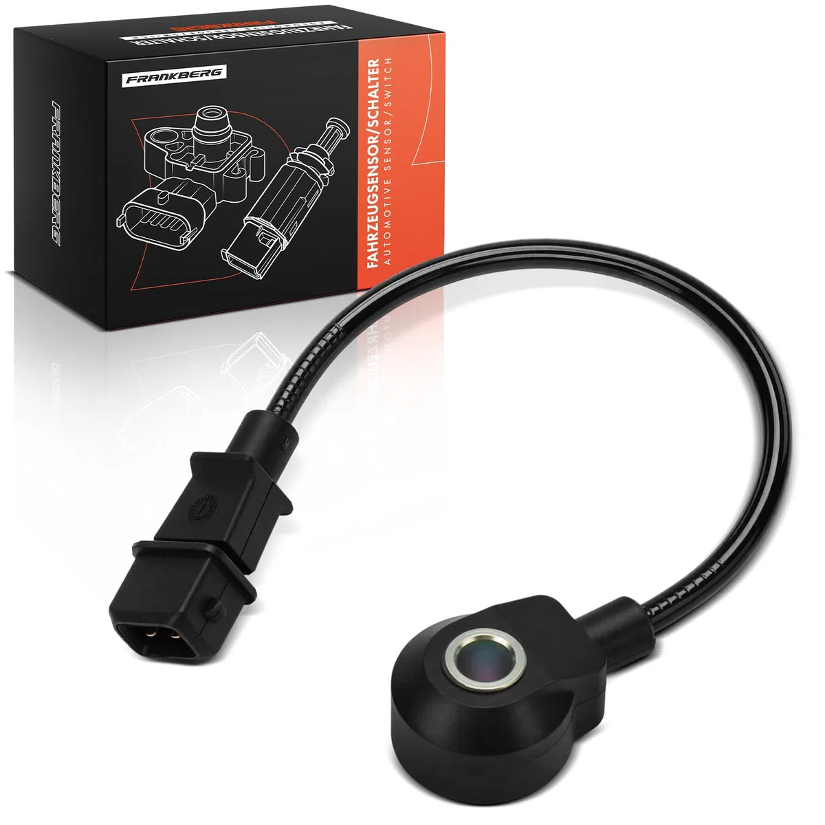 Frankberg Sensor de detonación DetonationsSensor 2 Polos Compatible con Picanto SA Getz TB Replace# 3925002400