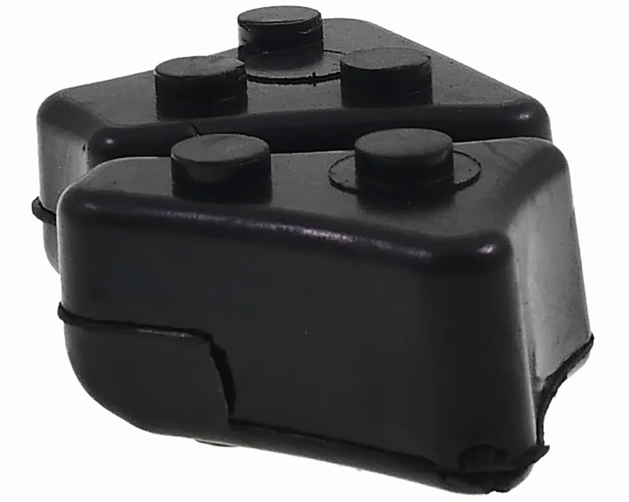 Juego de amortiguadores de rueda trasera para Yamaha MT-03 XT 600 660 XTZ XV 125 250 XVS 250 – 4 piezas – goma negra