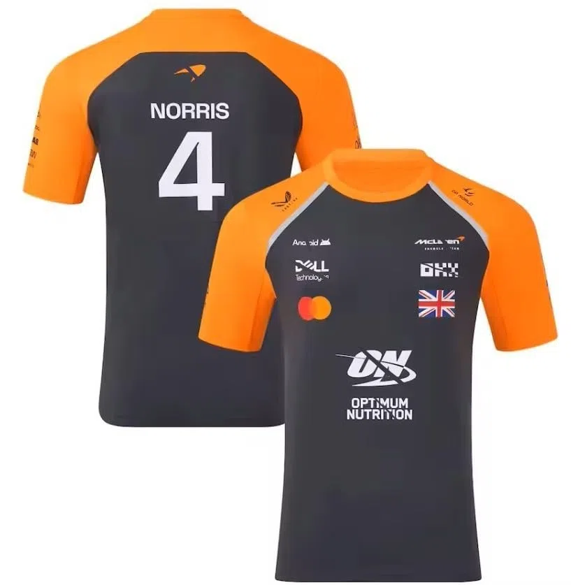 Camiseta Hombres Replica Lando 4 Equipo F1