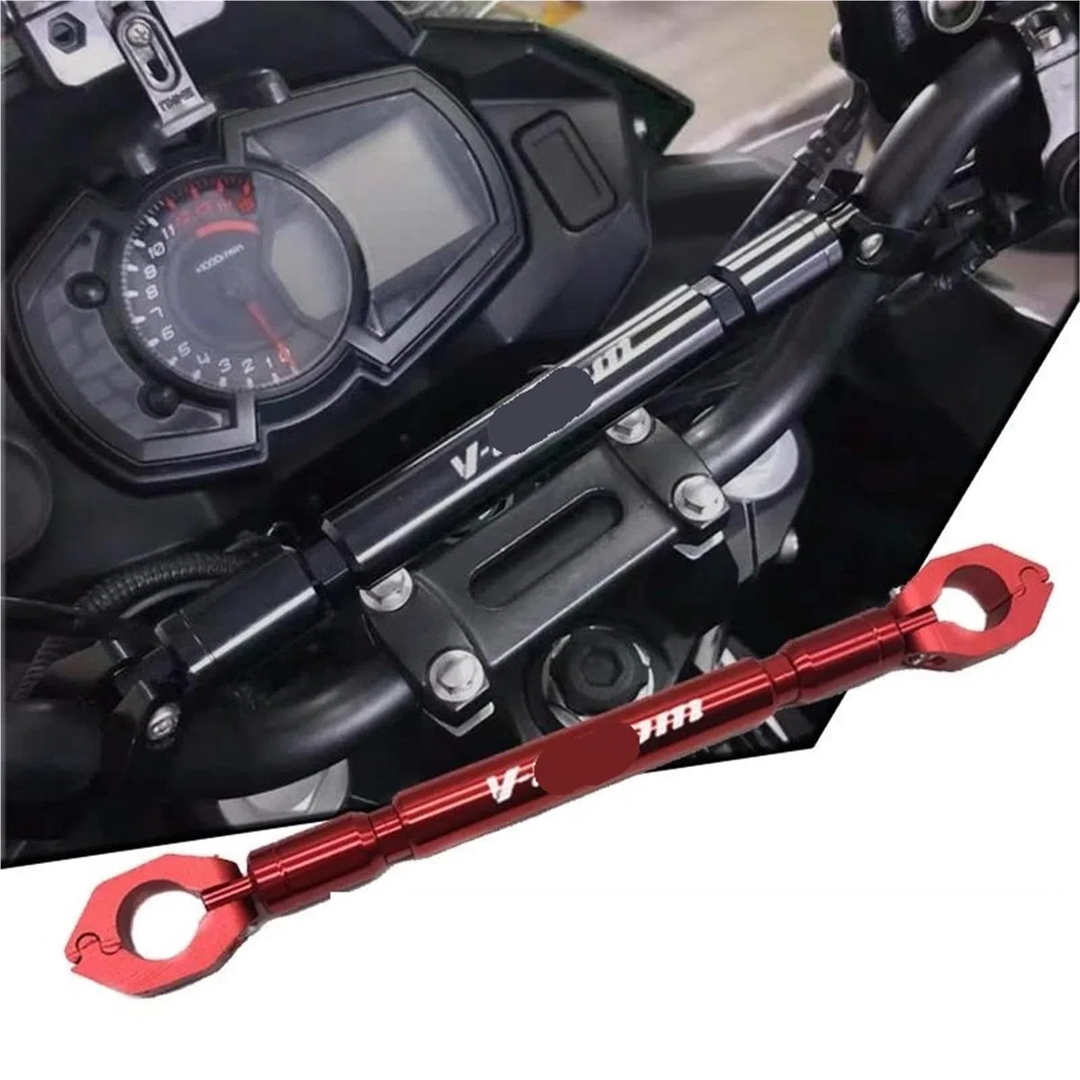 Barra de Equilibrio para Motocicleta para Suzuki para VSTROM 650 DL250 DL650 V-Strom DL1000 V Strom Manillar De Motocicleta Barra Transversal 22mm Soporte De Barra De Equilibrio Universal(8)