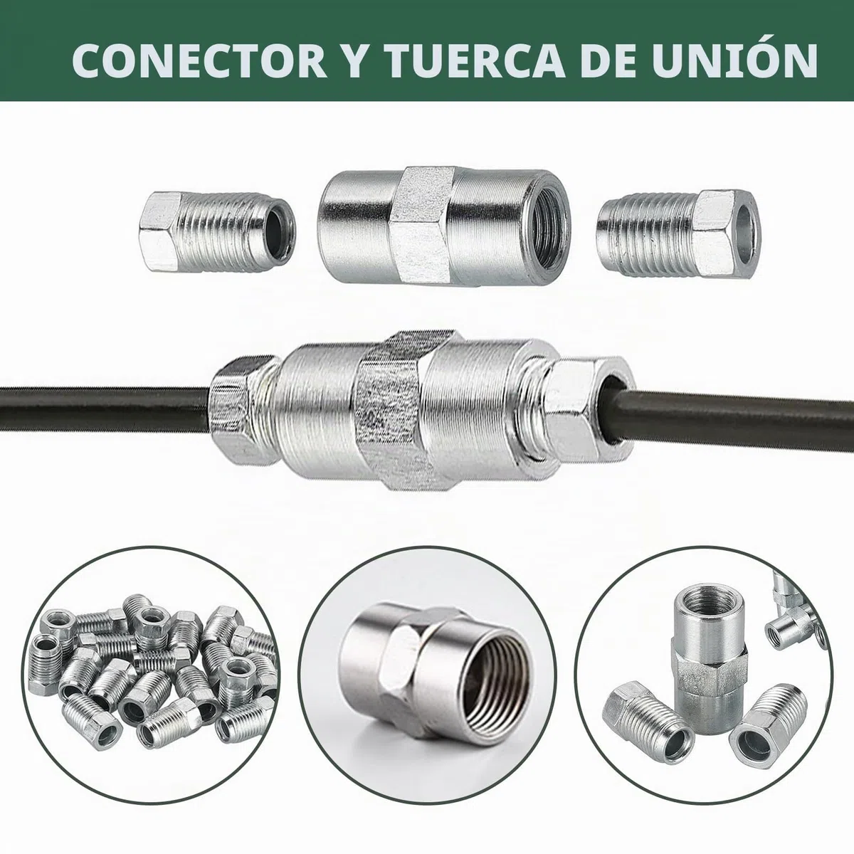 Juego de tubos de freno de acero, 10 m de diámetro, 4,76 mm de diámetro, con revestimiento de PVC, tubo de freno revestido de cobre, juego de tubos de freno para reparación de sistemas de frenos de