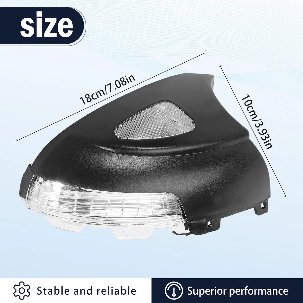 Piloto Intermitente Espejo Retrovisor Izquierdo para Alha-mbra Sha-ran Tig-uan 5N0949101A 5N0949101E