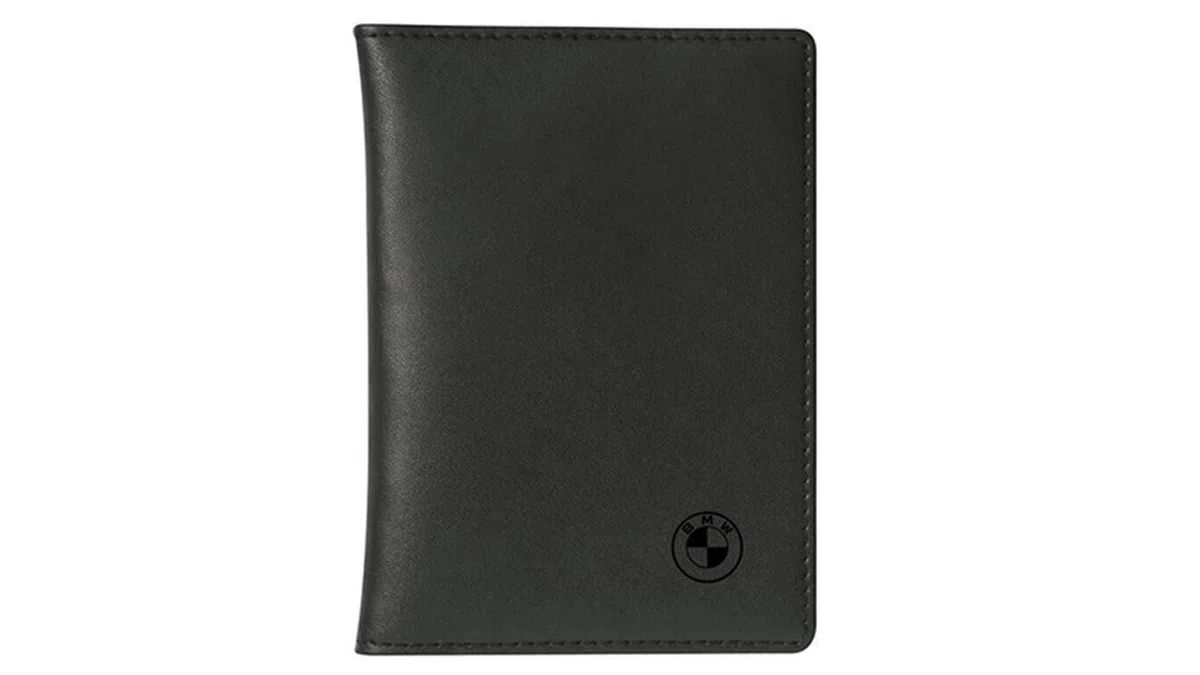 BMW Funda para tarjeta de registro de vehículo Negro 1, 2, 3, 4, 5, 6, 7, X1, X2, X3, X4, X5, X6, X7, M3, M4, todos los modelos, negro, ca. 92 x 126 mm