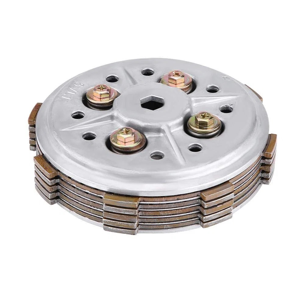 De Embrague para Motocicleta YBR125 YBR 125 – Conjunto De Plato De Presión De Reemplazo Directo Compatible con Modelos Originales Fabricado con Materiales Duraderos para Rendimiento Óptimo