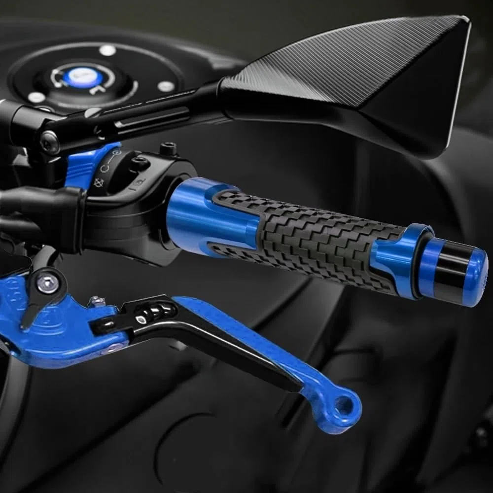 Puños de Manillar de Motocicleta para Y&AMAHA TMAX 500 2008 2009 2010 2011 2012 2013 2014 2015 2016 Accesorios CNC para Motocicleta Manillar Empuñaduras Tapa