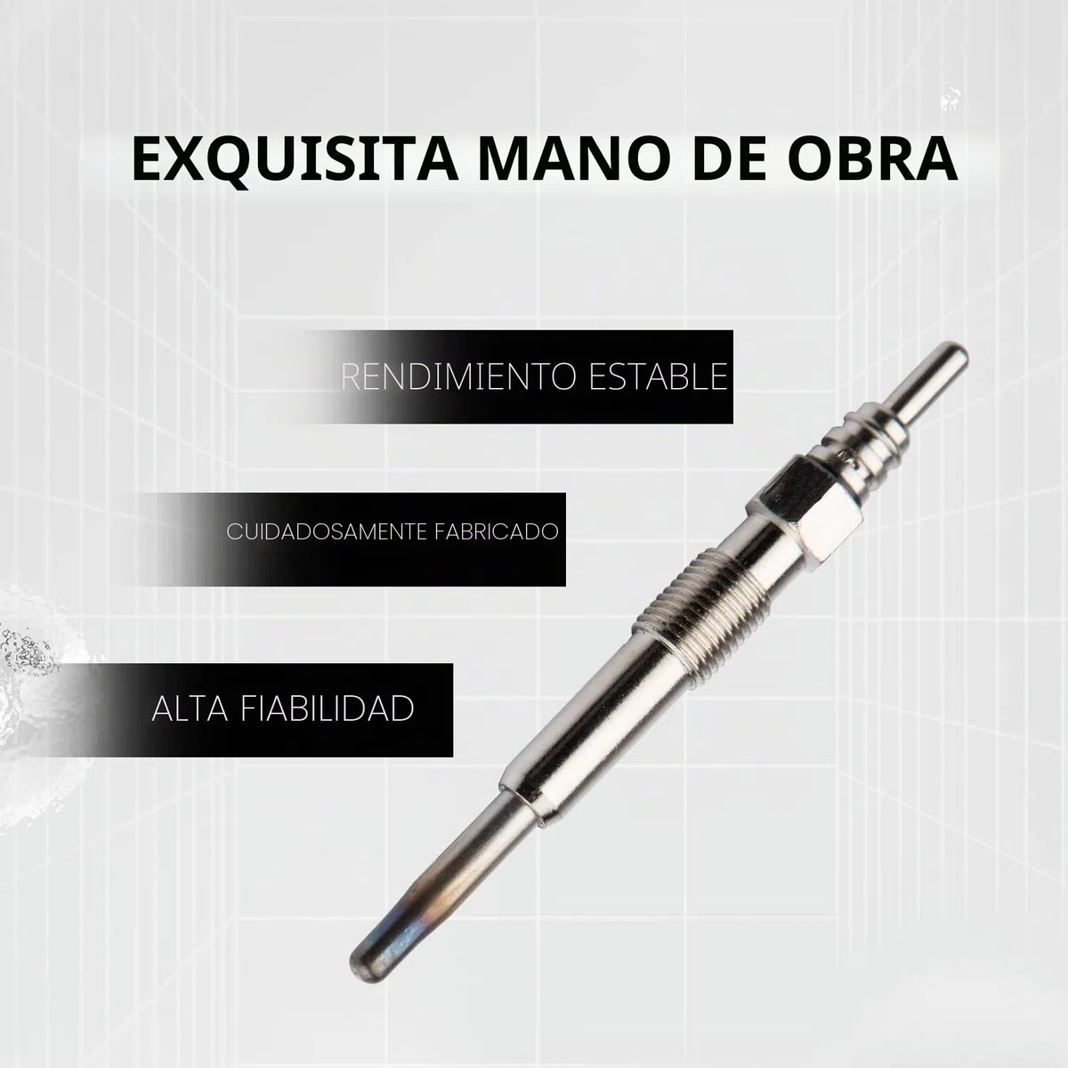 KASturbo Bujías de Precalentamiento para Clio 3 Kangoo Laguna Scenic Trafic Master Kangoo Laguna Espac 4 piezas#7700100635 8200787721 8200423227