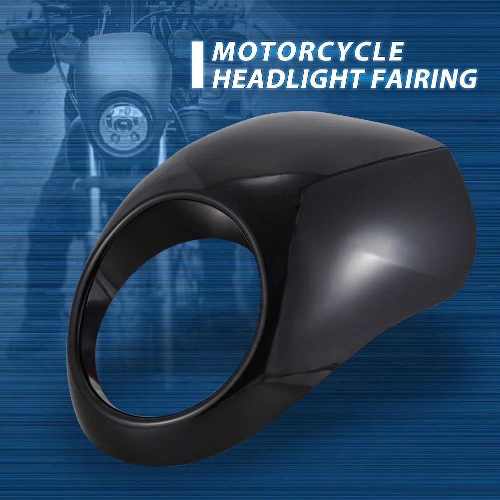 KaTur Fundas para faros delanteros, montaje en horquilla para faros delanteros, kit de soporte de visera
