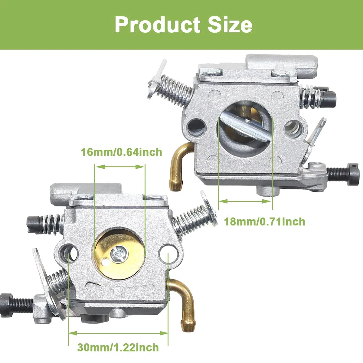 ZAMDOE MS200 Carburador para Stihl MS200 MS200T 020T 020 Motosierra, C1Q-S126B carburador Repuesto para 1129 120 0653, MS200T carburador con Filtro de Aire, bujía, línea de Combustible