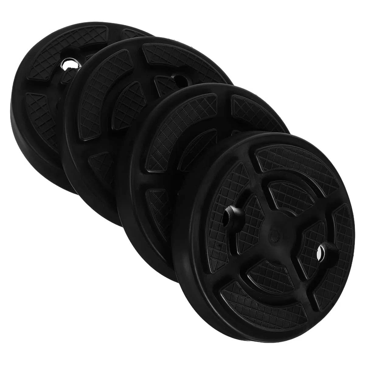 INOOMP 4 Piezas Tacos de Goma para Elevador de Coche Almohadillas Redondas de Caucho para Soporte Elevador Antideslizantes y Resistentes para Puentes de Dos Columnas Accesorios de