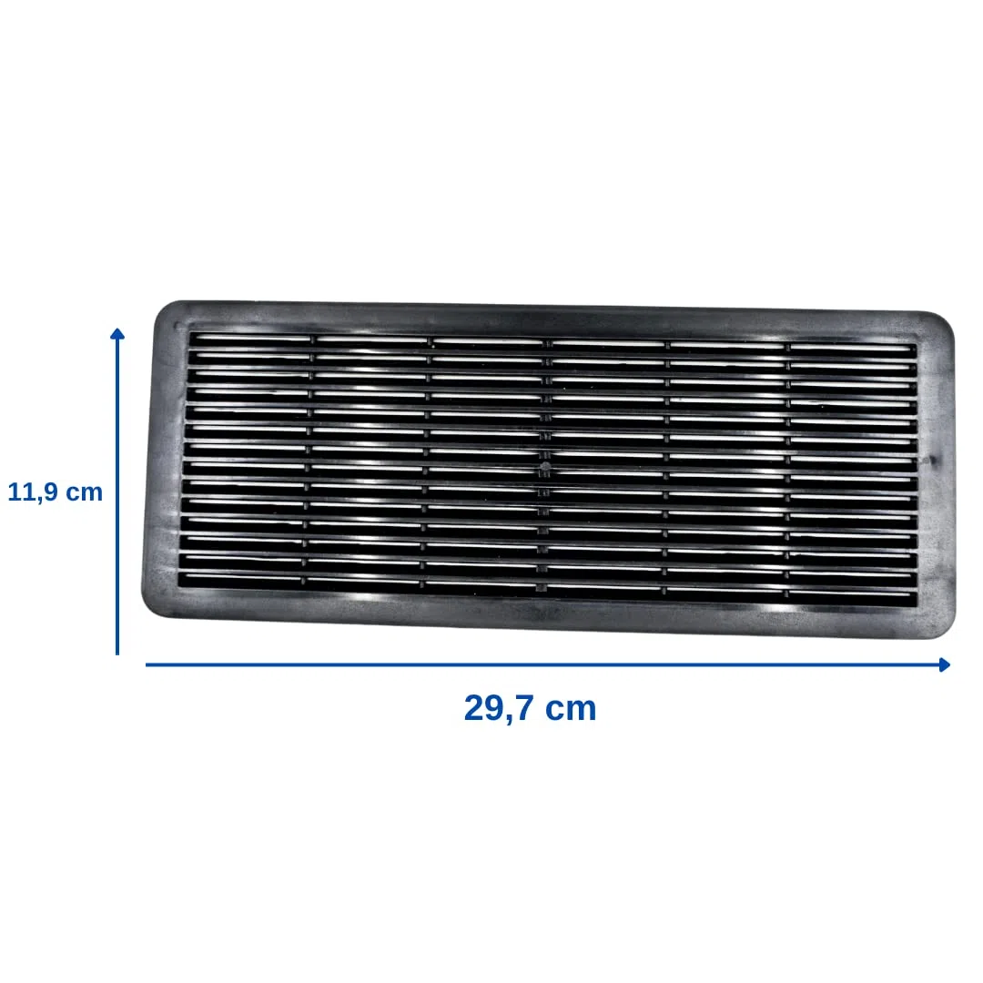 Rejilla de cortina de techo solar negra de 2 piezas para Mercedes Clase E (W210-W211)