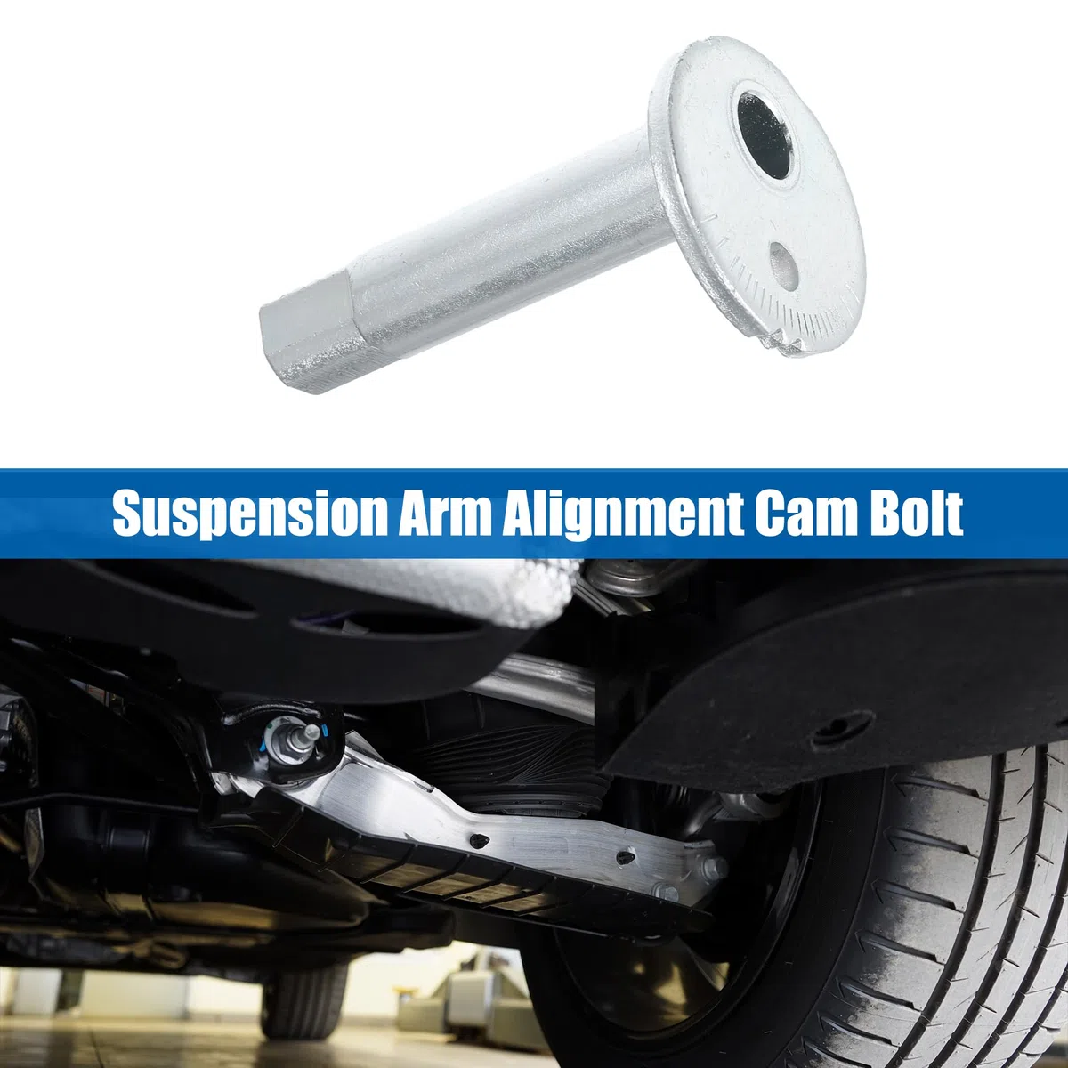 A ABSOPRO Bulón de Ajuste Excéntrico de Brazo de Suspensión para Alineación Y Tornillo de Ángulo de Caster para Toyota Tacoma Pickup 1995-2004 No.4840935050 - Paquete de 1