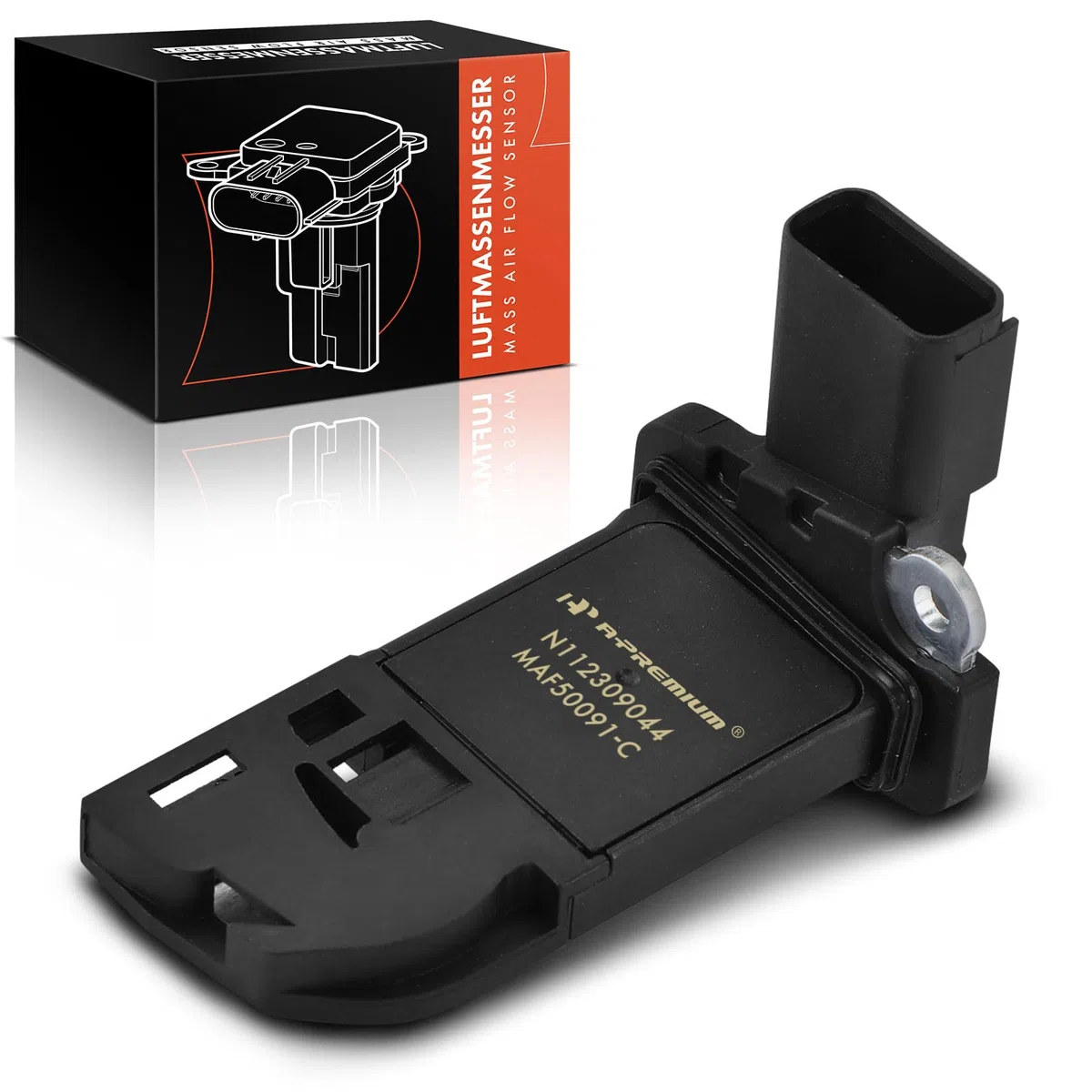 Frankberg Sensor de aire de admisión Compatible con Focus III Turnier K.u.g.a II DM2 C-Max II DXA/CB7 DXA/CEU K.u.g.a I Focus III Replace# 86-50091