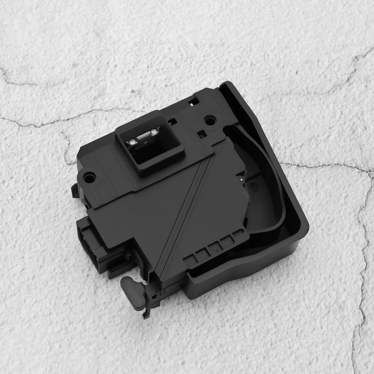 1 Pieza de Repuesto de Interruptor de Bloqueo de Puerta de Lavadora Solenoide de Enclavamiento Compatible con Samsung DC34-00026A WD90J6410AW Color Negro