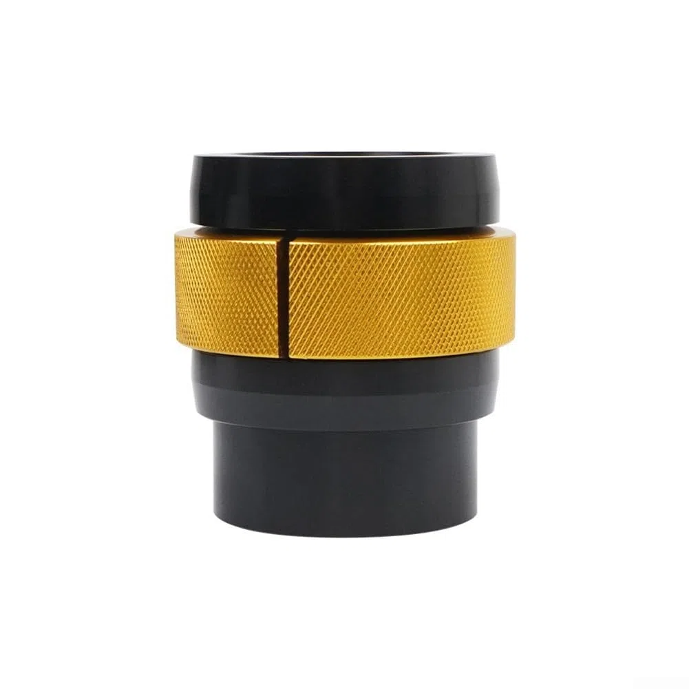 Herramienta de instalación de sello de horquilla ajustable para horquillas delanteras de motocicleta, material de aleación de aluminio para resistencia y rigidez (oro 49-50 mm)