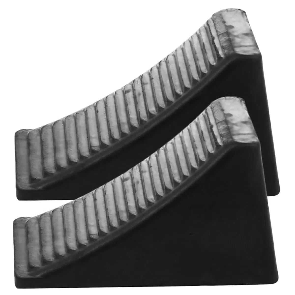 2 Piezas Cuñas De Rueda De Goma Antideslizantes para Remolques Y VehíCulos Recreativos Estabilizadores PortáTiles De Ruedas para Camiones ATV Y Caravanas 6.29X3.66X3.54In