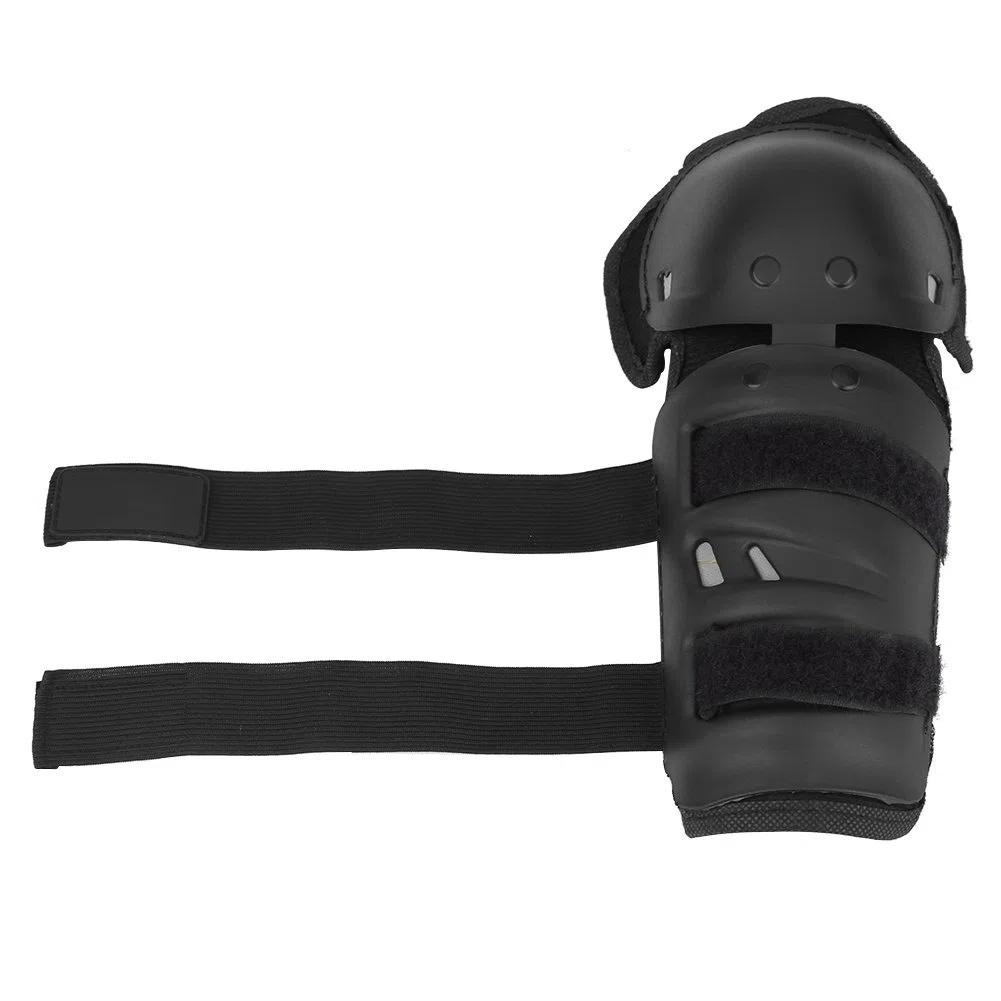 4 Piezas Rodilleras Coderas, Motocicleta Motocross Ciclismo Codo Rodilleras Protector Espinilleras Conjunto Negro