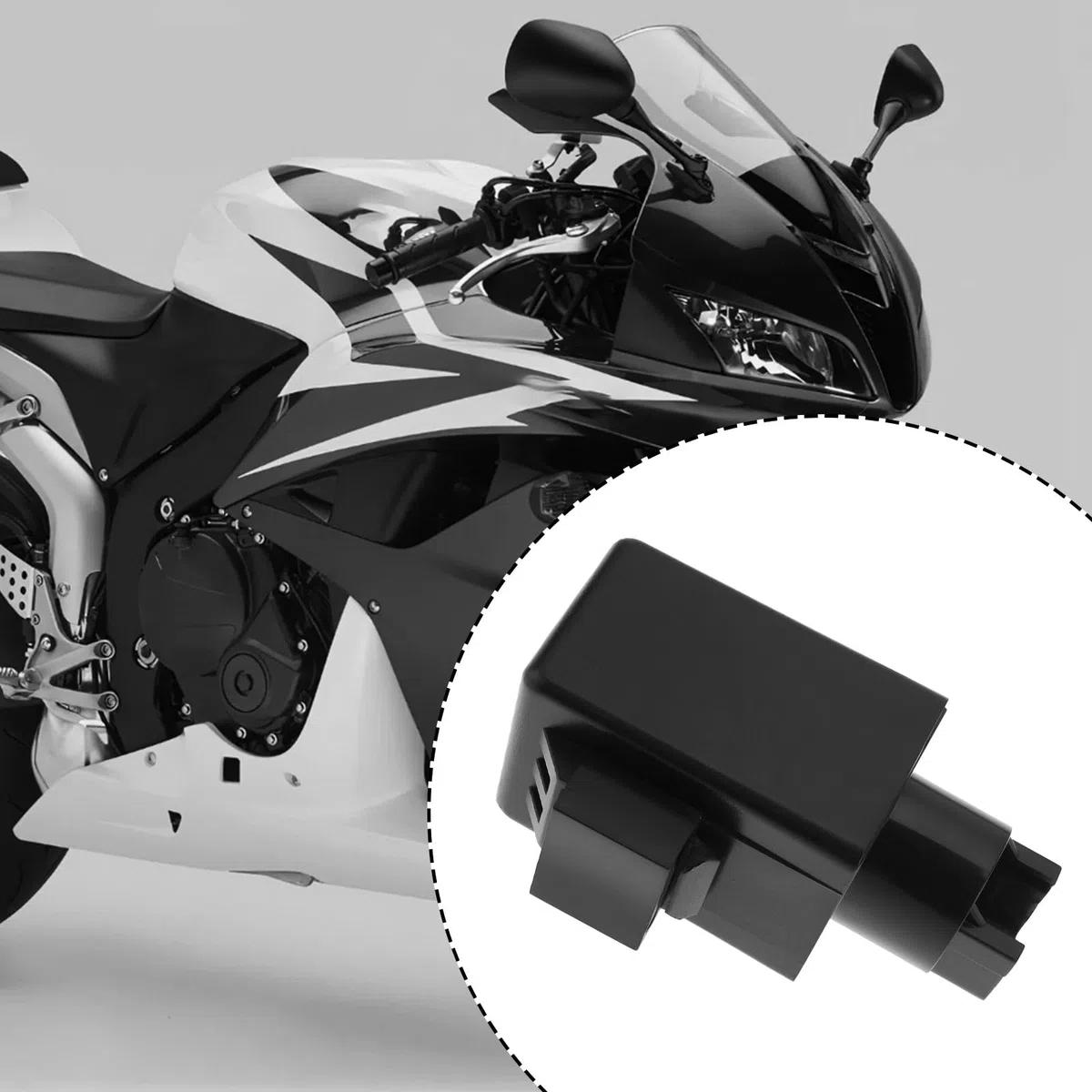 Relé Intermitente LED de 4 Pines Compatible con Honda CBR1000RR 04-07 CBR600RR 07-11