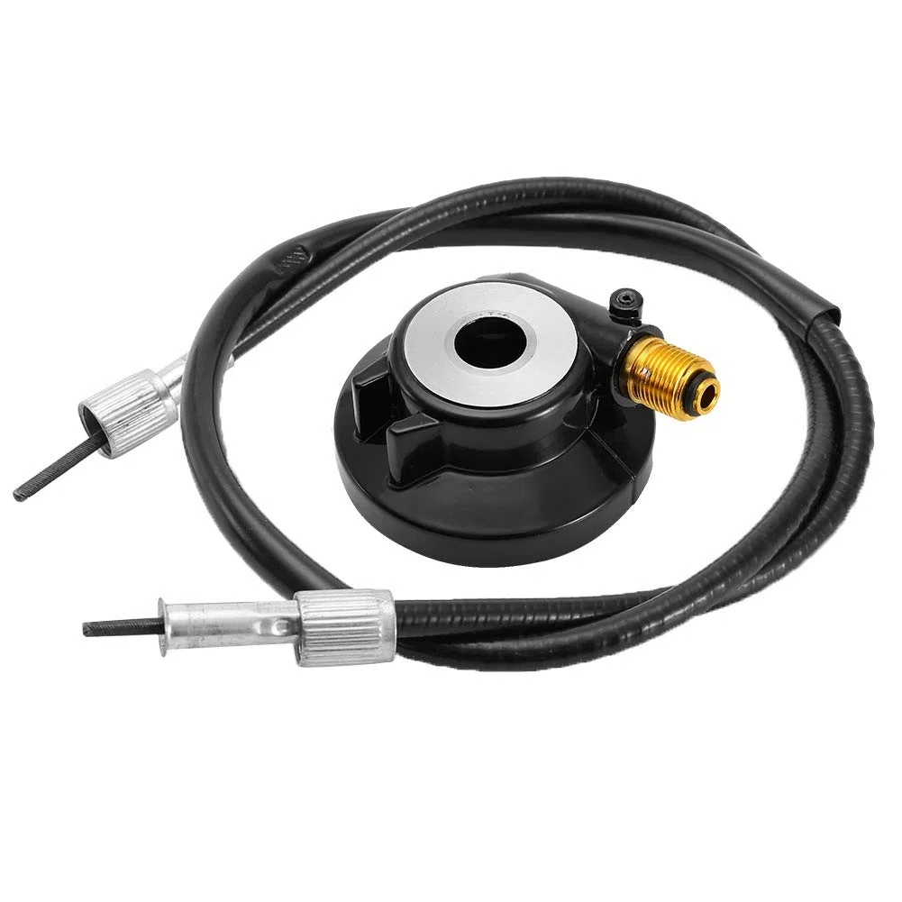 Cable Cuentakilómetros, Akozon Engranaje de Velocímetro Engranaje de transmisión de velocímetro de 12 mm con cable de 100cm,Cable sirga para cuentakilómetros y tacómetro para scooter GY6