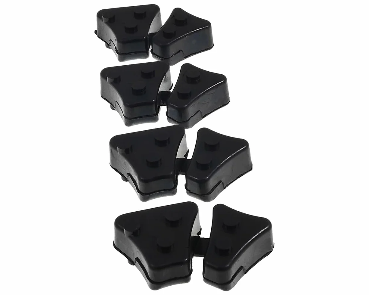 Juego de amortiguadores de rueda trasera para Yamaha MT-03 XT 600 660 XTZ XV 125 250 XVS 250 – 4 piezas – goma negra