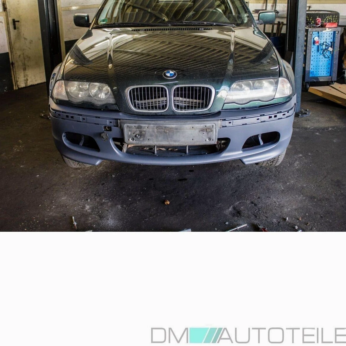DM Autoteile Parachoques delantero SPORT imprimado + * ABE* + se adapta a E46 no M-Technik II M
