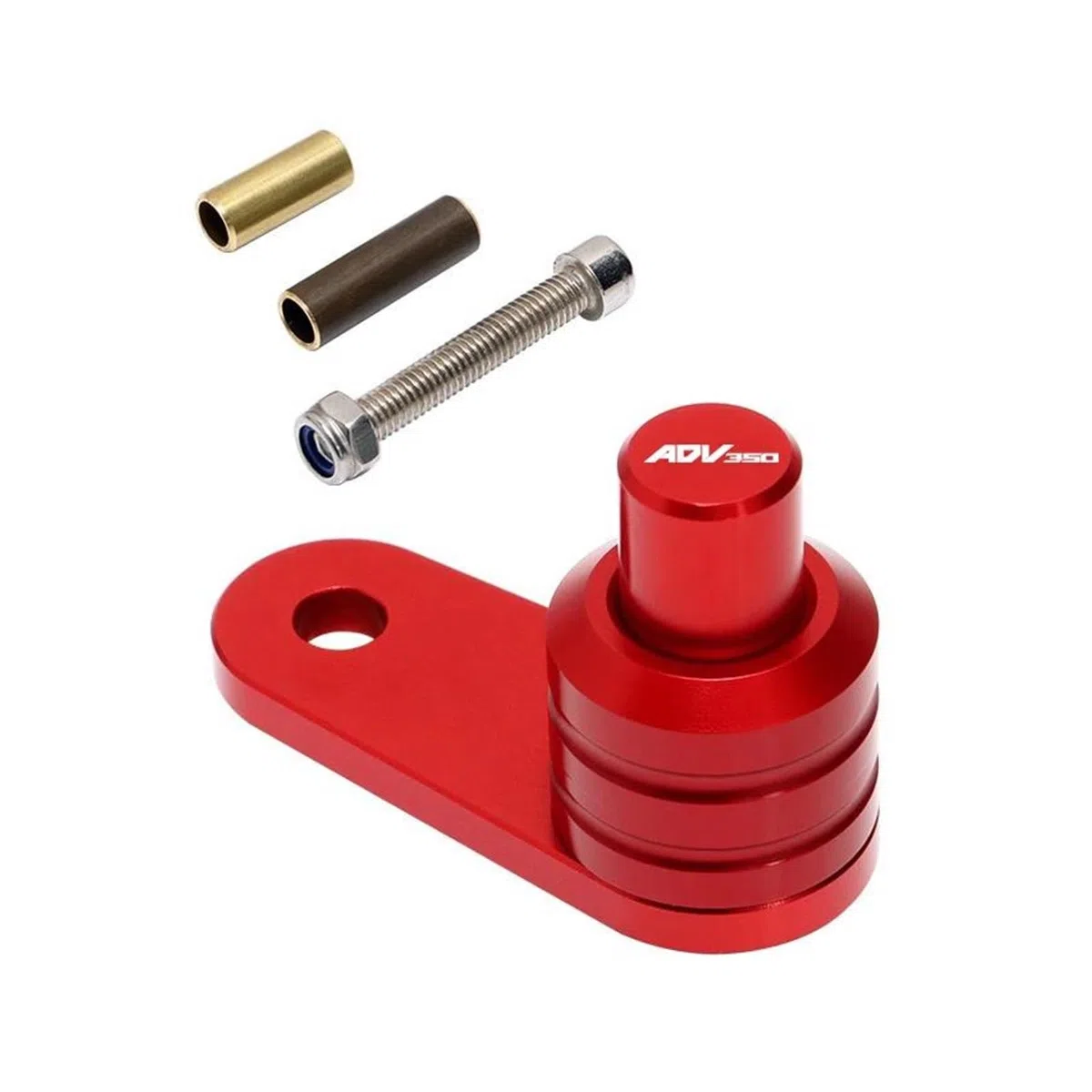 Bloqueo De La Palanca Freno Accesorios De Palanca De Bloqueo del Botón del Interruptor del Freno De Estacionamiento De La Motocicleta para H&Onda ADV350 ADV 350 2021 2022 2023 2025(Black)