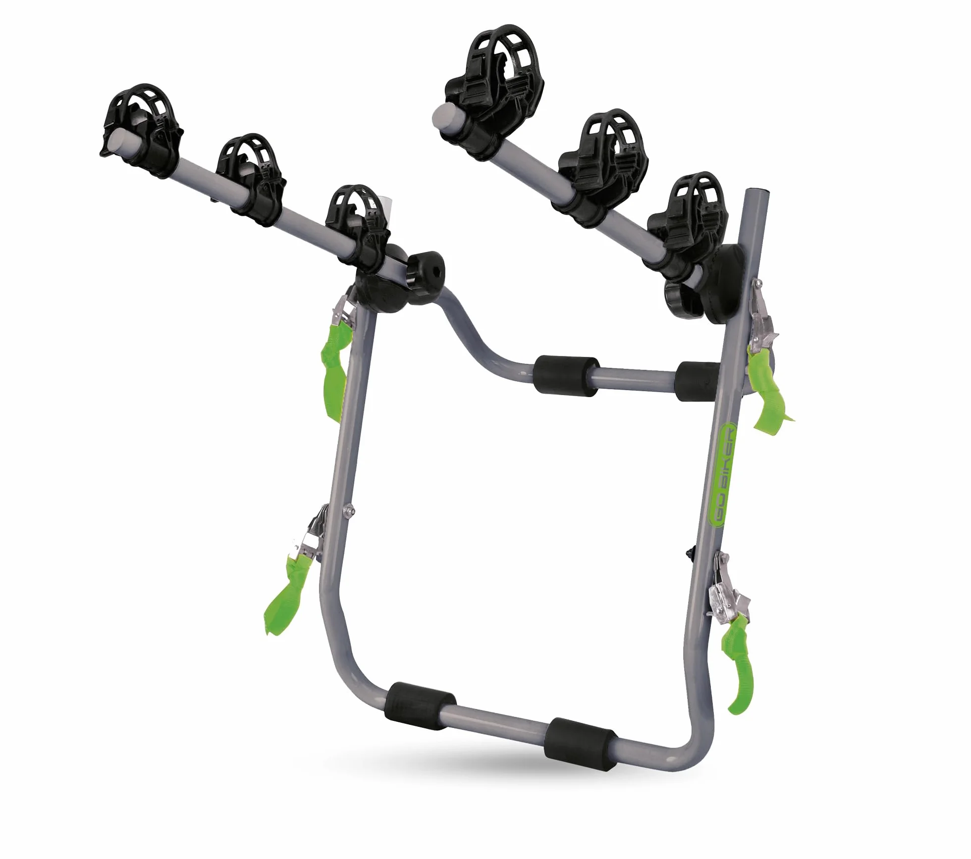 Portabicicletas Portón Trasero Easy V3 MAX para 3 Bicicletas -15kg/Carril - Chasis de Acero - Brazos Ajustables a Todo Tipo de Bicicletas - Plegable
