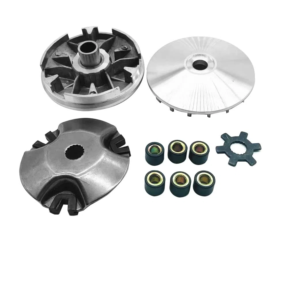Alnicov Kits completos de variador para JOG Tng Adly Aprilia 50 cc 49 cc 2 tiempos Kit de embrague de variador de scooter