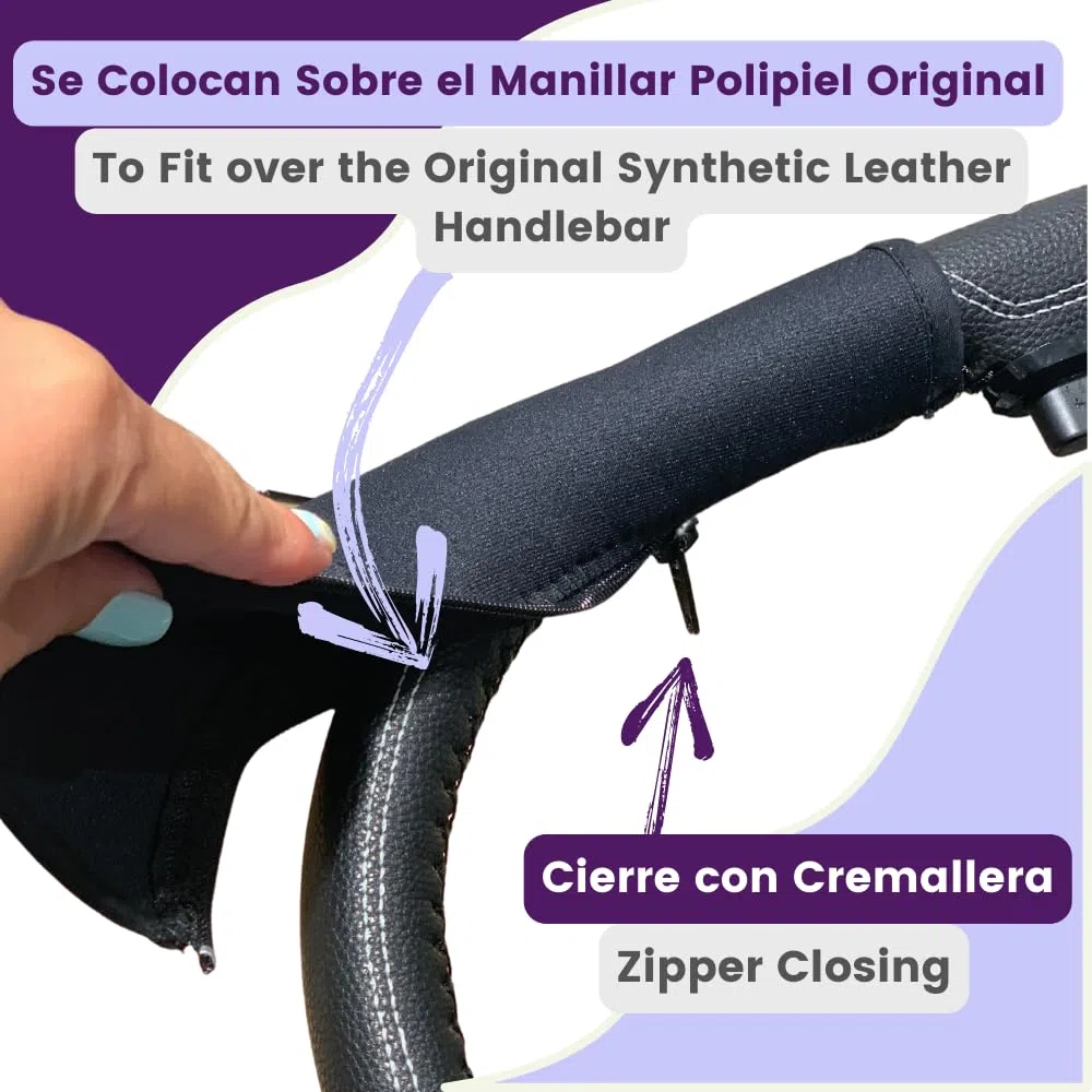 PROTEC TIF| Fundas de Neopreno Compatible con el Manillar de CYBEX MIOS