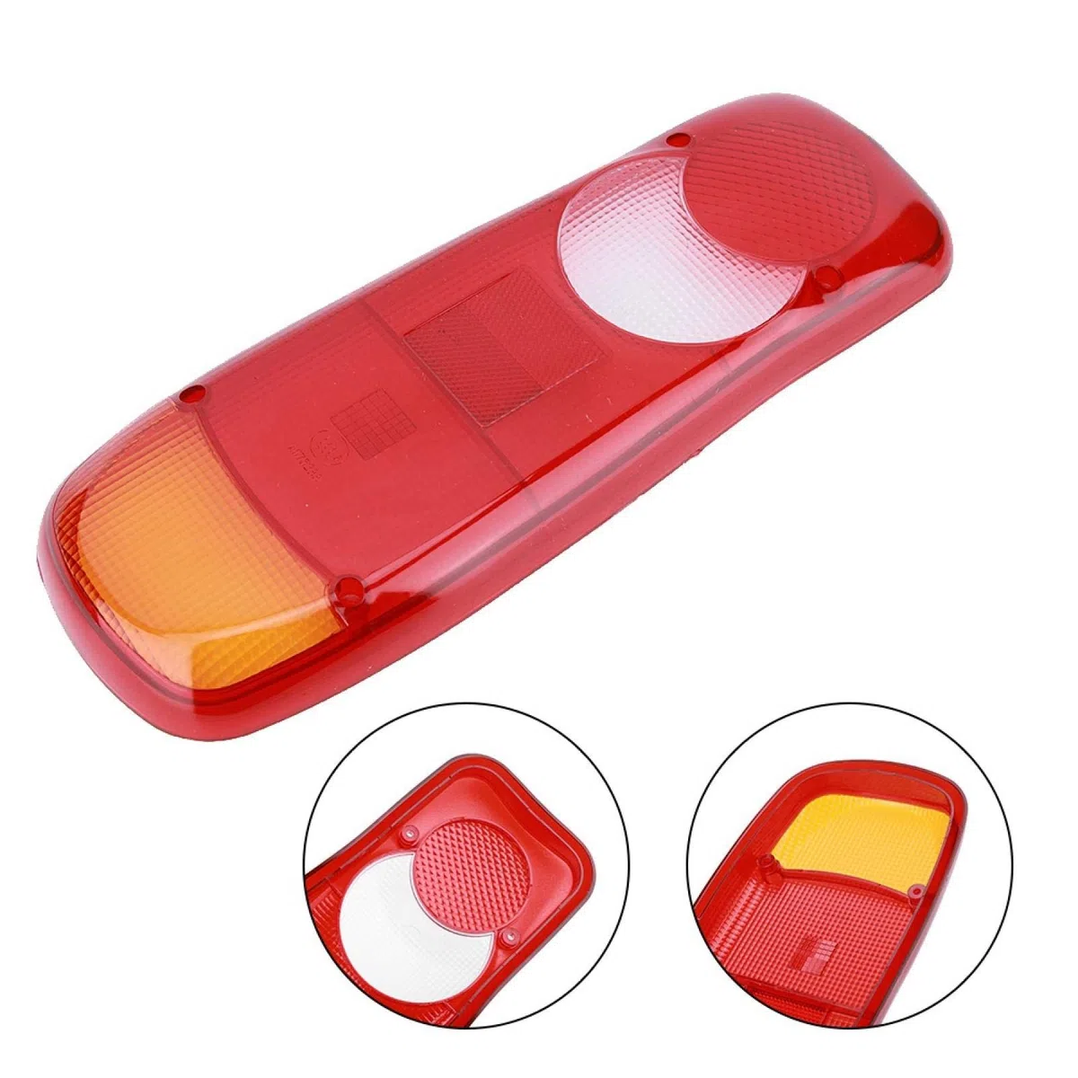 Mutuer 1 Pieza Cubierta de luz trasera de camión, Piloto Trasero para Automóviles Reflector de Parachoques Trasero de Coche Cubierta de Lente de Lámpara Trasera de Camión
