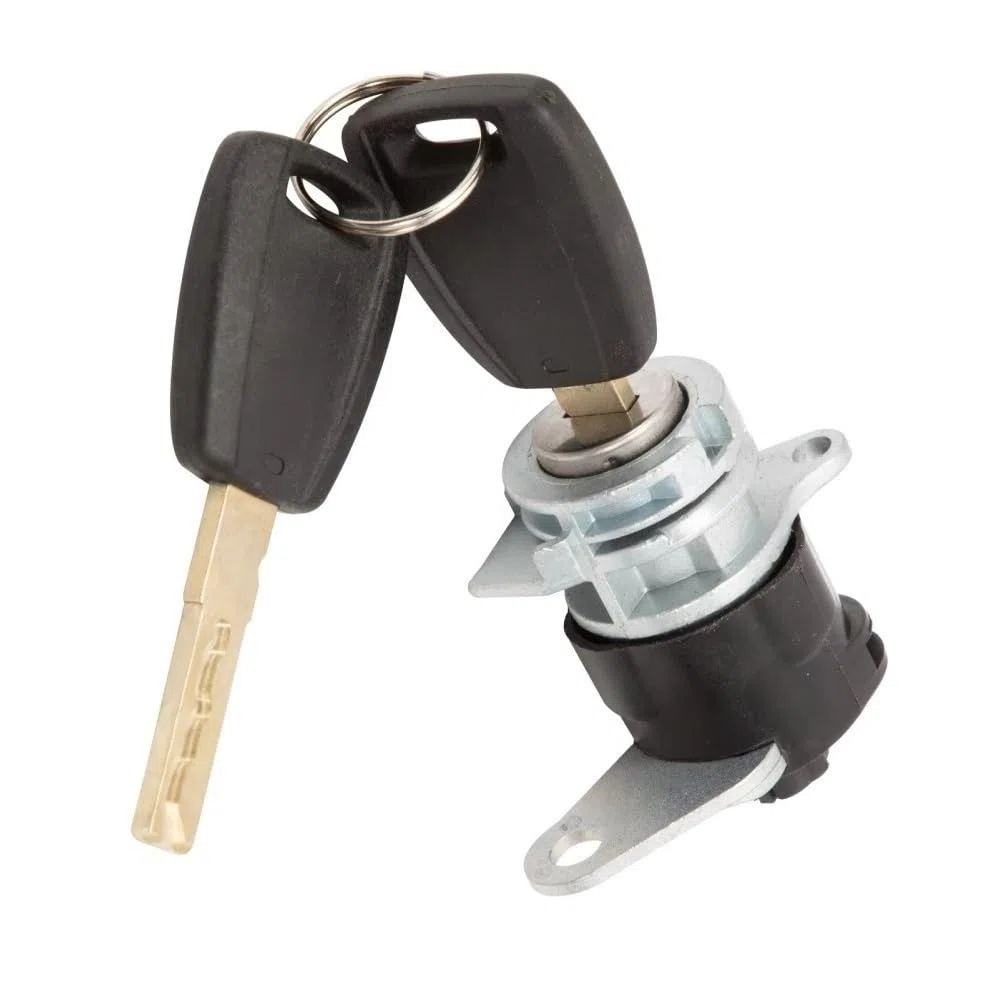 bombín de encendido Compatible con Peugeot para Boxer 2006-4262SK Cerradura de puerta trasera de coche con cerradura de puerta trasera de 2 llaves