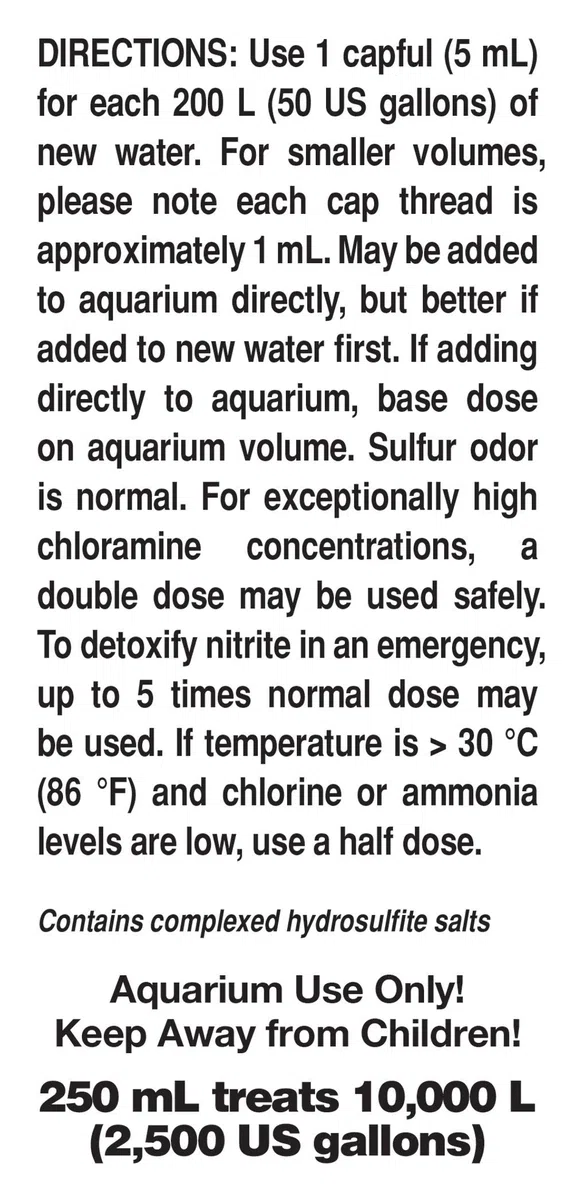 Seachem Acondicionador de Agua Prime, 250 ml