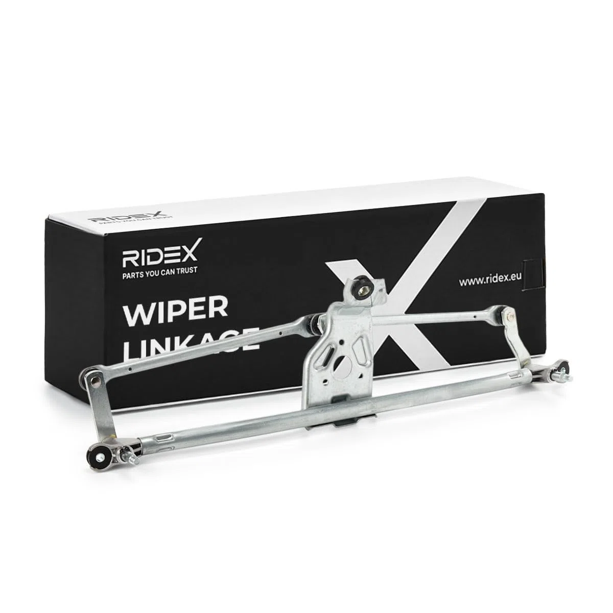 RIDEX 300W0014 Varillaje de limpiaparabrisas sin electromotor Compatible con FIAT Doblo Familiar 119, 223