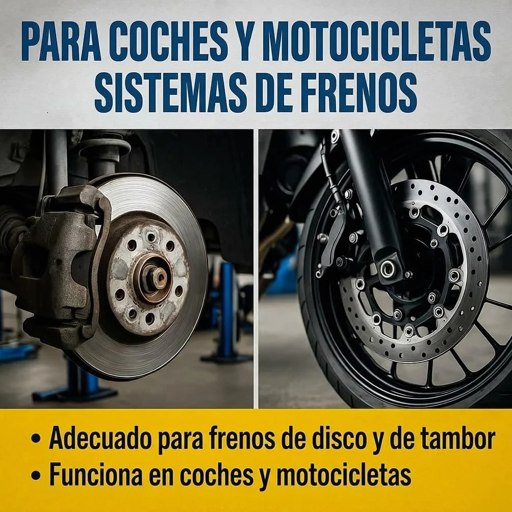 GiDeli Limpiador de Frenos 5L Canister - para Auto, Moto y Bicicleta - Elimina Aceite, Grasa, Polvo de Frenos, Restos de Adhesivo - Desengrasante para Taller, Secado Rápido, Sin Residues