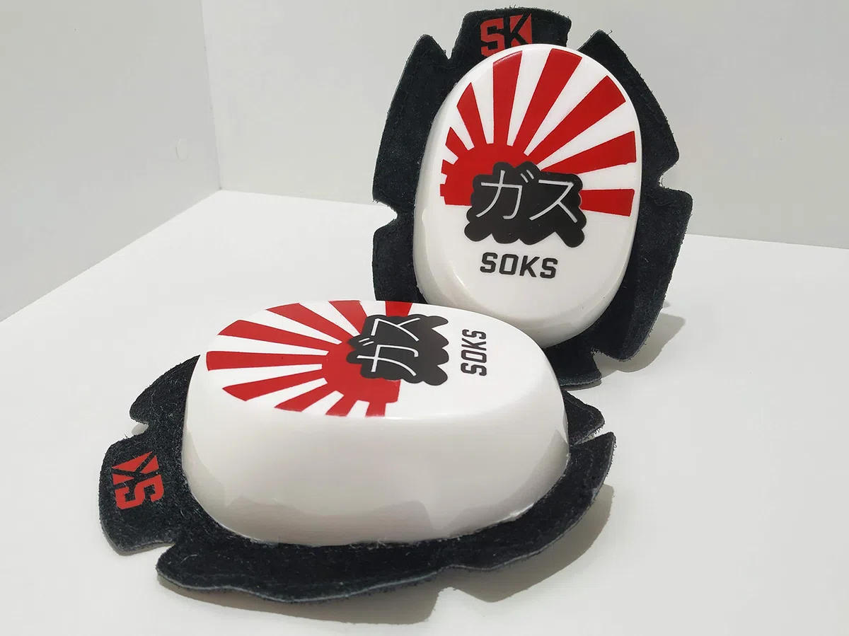 SOKS Deslizaderas para mono | RACE TRIBUTO JAPÓN Blanco