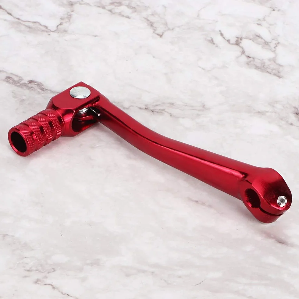 Arranque a Patada de Motocicleta, Palanca de Cambios de Motocicleta Universal Oro, Otro, Accesorio de Modificación de Motocicleta Cnc Palanca de Cambio de Marchas de Aleación de (Rojo)