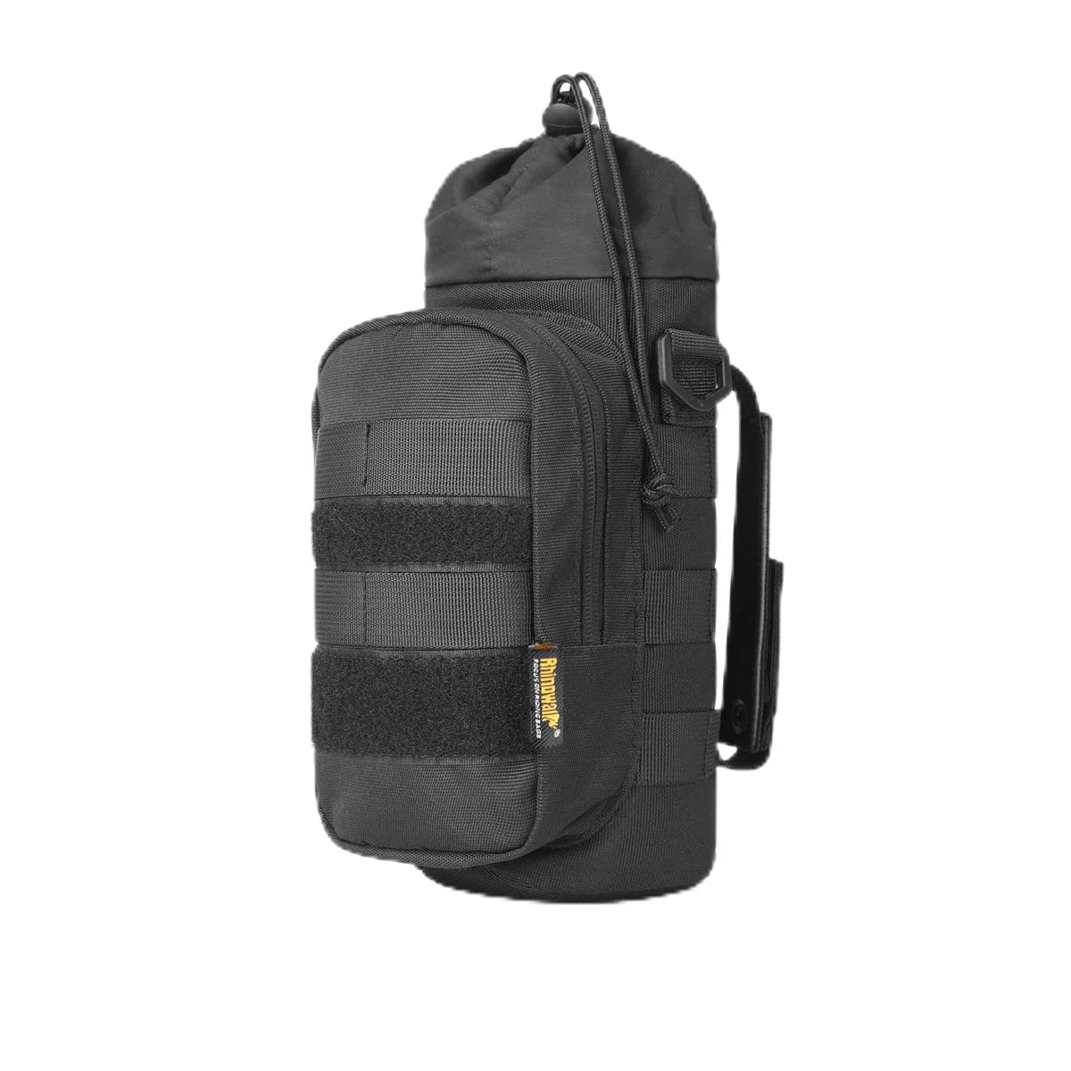 Rhinowalk Bolsa aislante para botellas de 1,5 L, extensible Molle con correa para el hombro, soporte impermeable para botellas, para moto, bicicleta, senderismo, camping y viajes