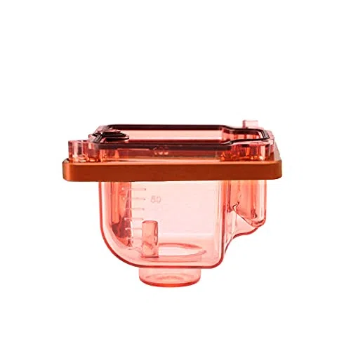 Carburador Flotador Bowl Comp Chamber Copa de aceite transparente compatible para PWK I/II/III PWK IV/KSR EVO (Color: A Orange)
