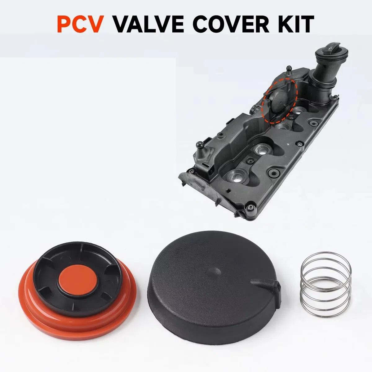 Para VW Para Golf Para A4 Para A6 Para Q5 1,6 2,0 3.0TDI Culata PCV Cubierta De Válvula Con Membrana 03L103469F 03L103469R tapa válvula culata
