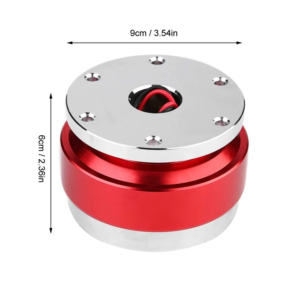 Volante De Liberación Rápida, 6 Agujeros Ejes De Volante Adaptador De Cubo De Liberación Rápida Universal Para Volante, Universal Adaptador De Placa De Conversión De Volante Para Volante De 6 Tornillo