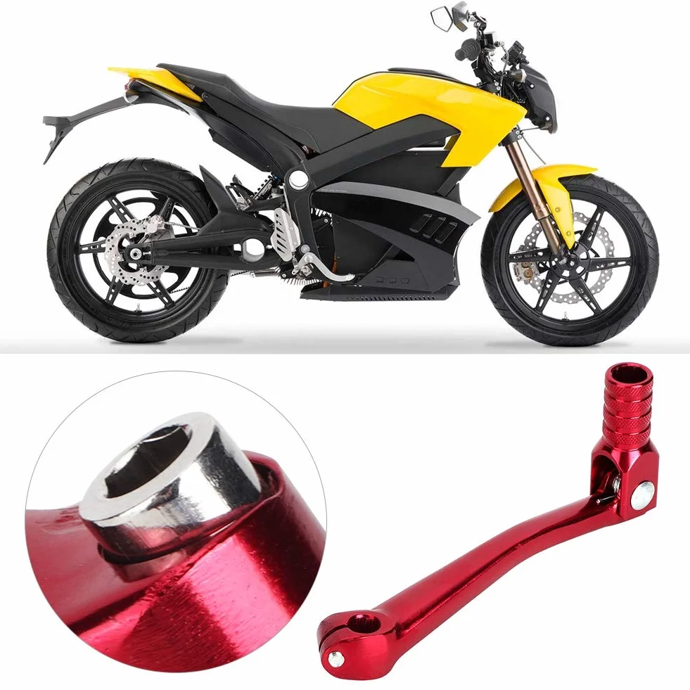 Arranque a Patada de Motocicleta, Palanca de Cambios de Motocicleta Universal Oro, Otro, Accesorio de Modificación de Motocicleta Cnc Palanca de Cambio de Marchas de Aleación de (Rojo)