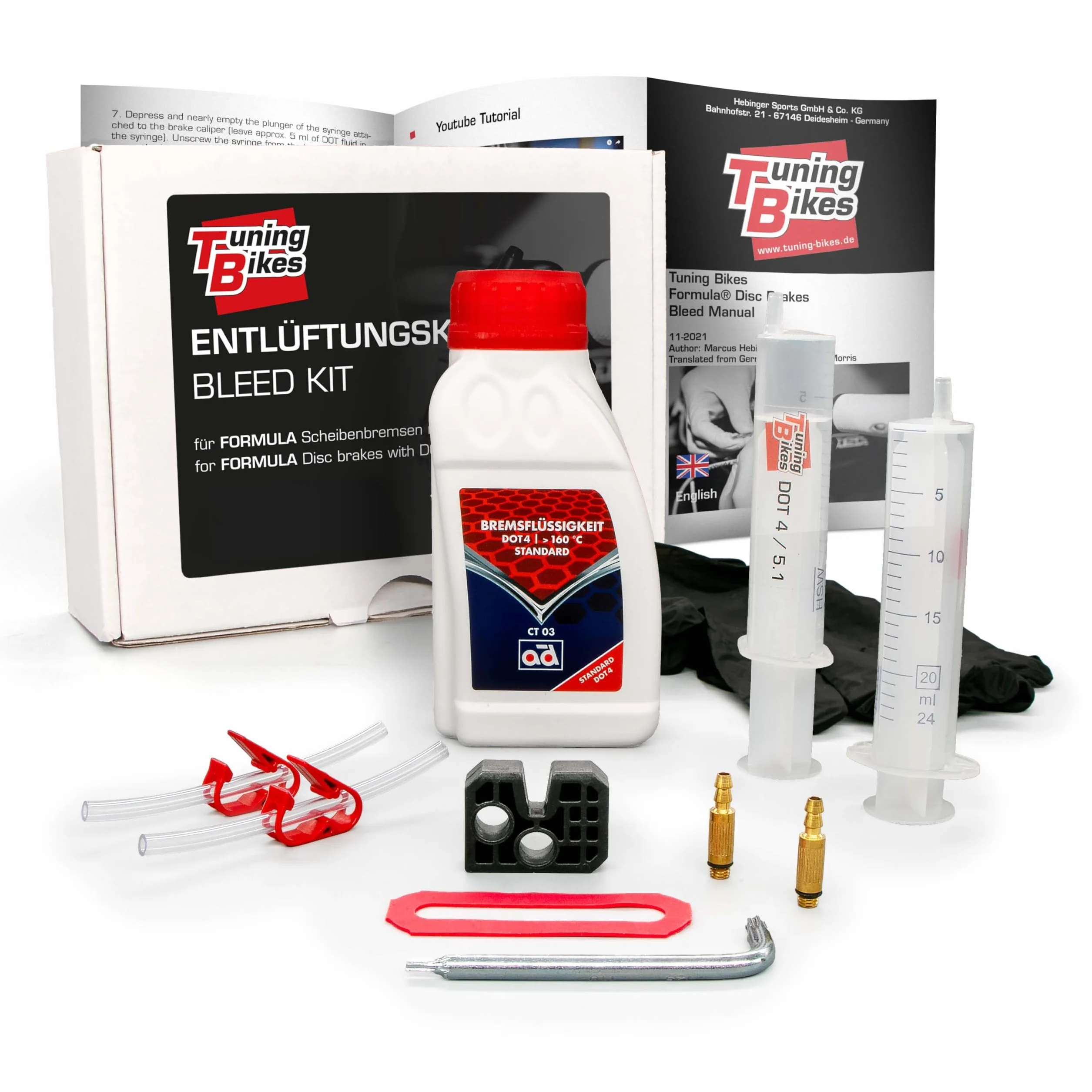 Kit de purgado para frenos de Formula