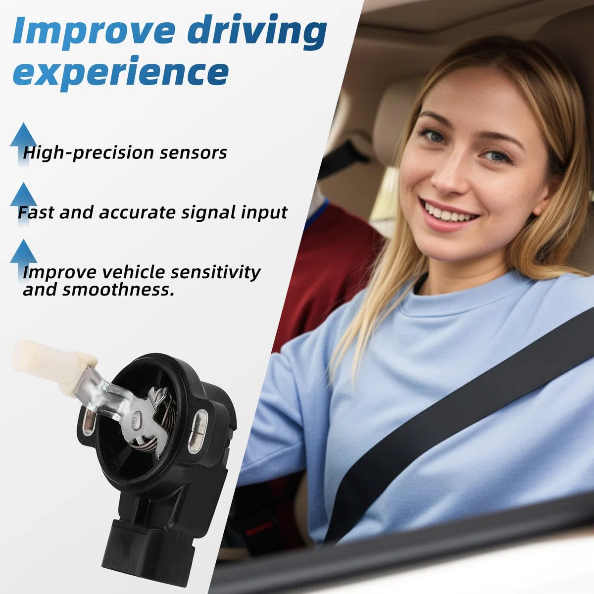 Riloer Sensor de posición del pedal acelerador de repuesto para T-oyota C-orolla 2002 H-iace 2006-2010 Y-aris 2006-2012 S-cion tC 2005-2008, 8928147010 1983003011 89281-47010 1983003011 89281-47010