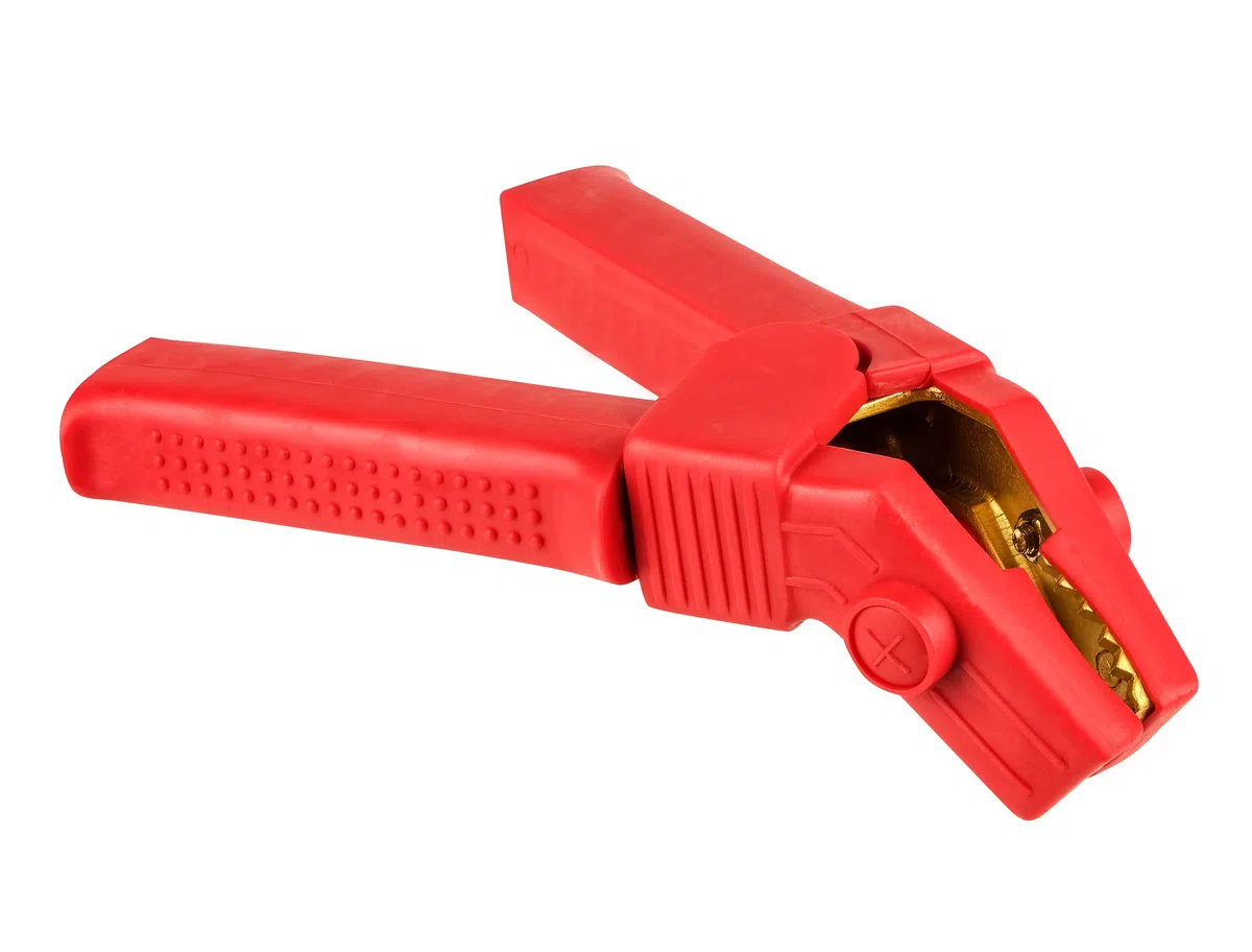 APA 29245 Alicates para Polos de batería, Color Rojo